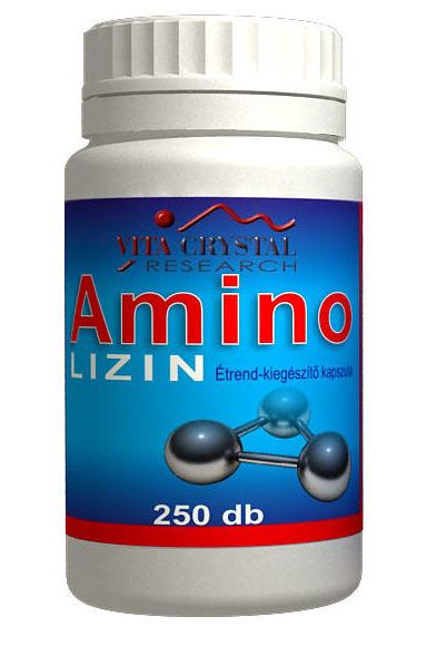 Crystal Amino Lizin kapszula, 250db